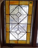 Slag Glass Window Hanging
