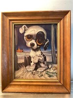 Pity puppy by gig framed print