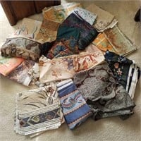 Various Upholstery Fabric Pieces