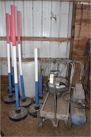 Pole Bending Poles, Saddle Stand & Compressor