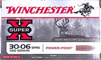 20 rounds Winchester Super X 30-06 Sprg - 150