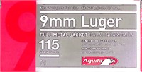 50 rounds Aguila 9mm Luger Full Metal Jacket -