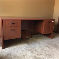 Desk, 4 Drawers, Built in Foot Rest