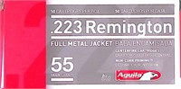 50 rounds Aguila .223 Remington Full Metal Jacket