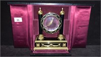 THE HOUSE OF FABERGE MYSTERY CLOCK IN ORIGINAL