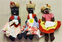 (3) Jamaica Hand Made Dolls