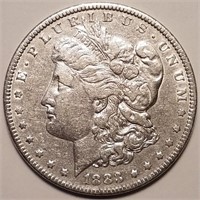 1883 Morgan Dollar - Blast White PL Surfaces