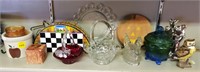 Lot of Assorted Glass & Decor
