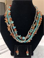 High-quality costume turquoise and other stones