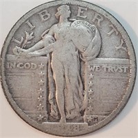 1918-D Standing Liberty Quarter Fine+