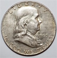 1963-D Franklin Half Dollar - Nicely Circulated
