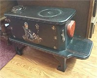 Wooden storage stove box