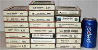 Vintage 8 Track Tapes - Mainly Western w Covers