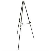 66" High Showroom Black Aluminum Display Easel