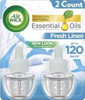 Air Wick Snuggle Refills Fresh Linen 2 Pack of 2