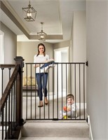 2-in-1 Gift - Black Stair and Hallway Baby Gate