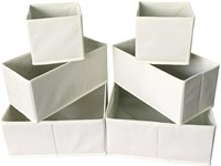 Cloth Storage Box Closet Dresser Drawer - 6 Pack