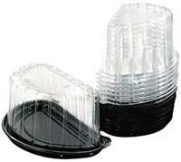 Katgely 9-Inch Plastic Cake Containers