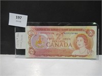 1974 Crow-Bouey Two Dollar Bill