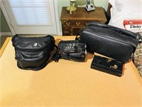 Panasonic Palmcorder VHS camera with cases