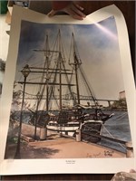 Signed Print Barba Negra Savannah Ga