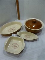 NEW Covered Casserole / Ovenware Dishes - qty 3