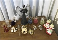 Lot of assorted angel ornaments