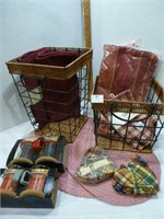 NEW 2 Baskets / Table Runner / Mugs / Pot Holders