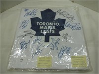 TM Leafs Barbeque Apron - 12 Autographs