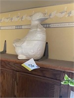 Goose cookie jar