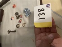 Jewelry, keys, rings