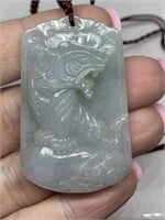CHINESE JADE TIGER NECKLACE