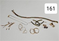 14K Black Hills Gold Bracelet & (6) Earring Sets