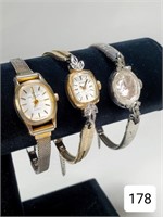 Lot of (3) Fancy Ladies Watches