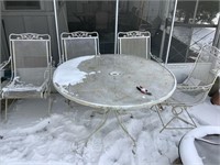 Patio table and chairs