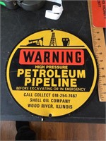 Pipeline sign