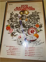 1970 HUSKERS POSTER