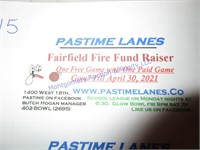 PASTIME LANES BOGO