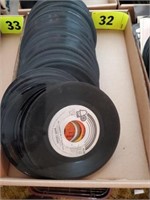 FLAT OF MISC. 45'S RECORDS-   70'S 80'S