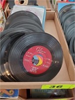 FLAT OF MISC. 45'S RECORDS-  60'S 70'S