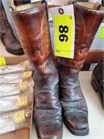 PREOWNED WRANGLER MENS BOOTS BROWN