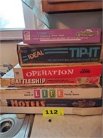 LOT BOARD GAMES- LIFE- OPERATION & OTHERS