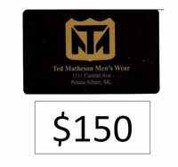 Ted Matheson Men's Wear - $150.00