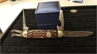 Remington Boy Scout 4 Blade Pocket Knife Bone