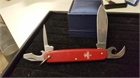 Imperial Official Boy Scout Knife 4 Blade Red