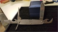 1982 Schrade All Metal US Military Knife 4 Blade