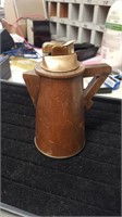 Evans Wood Based Coffeepot Table Lighter