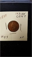 1888 Indian Head Cent XF Condition