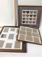 Wooden picture frames x4