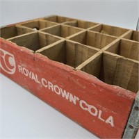 Antique Wooden Royal Crown Cola Crate